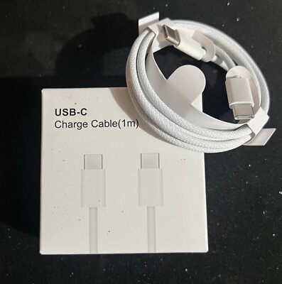 Original USB-C Fast Charger For iPhone 15 Pro Max XS 8 Type C to Type C Cable