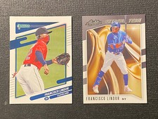 2021 Panini Absolute #ET-5 Francisco Lindor Extreme Team & 2021 Donruss SP #139