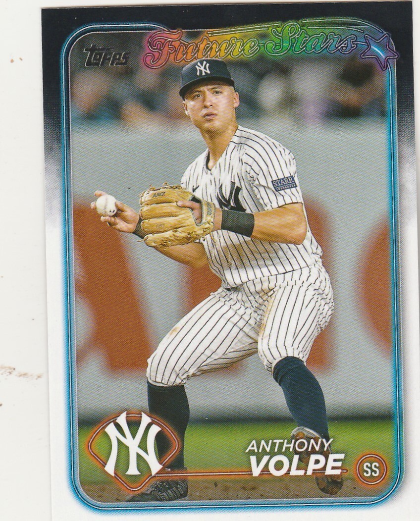2024 TOPPS SERIES 1 ANTHONY VOLPE SS YANKEES #180 FUTURE