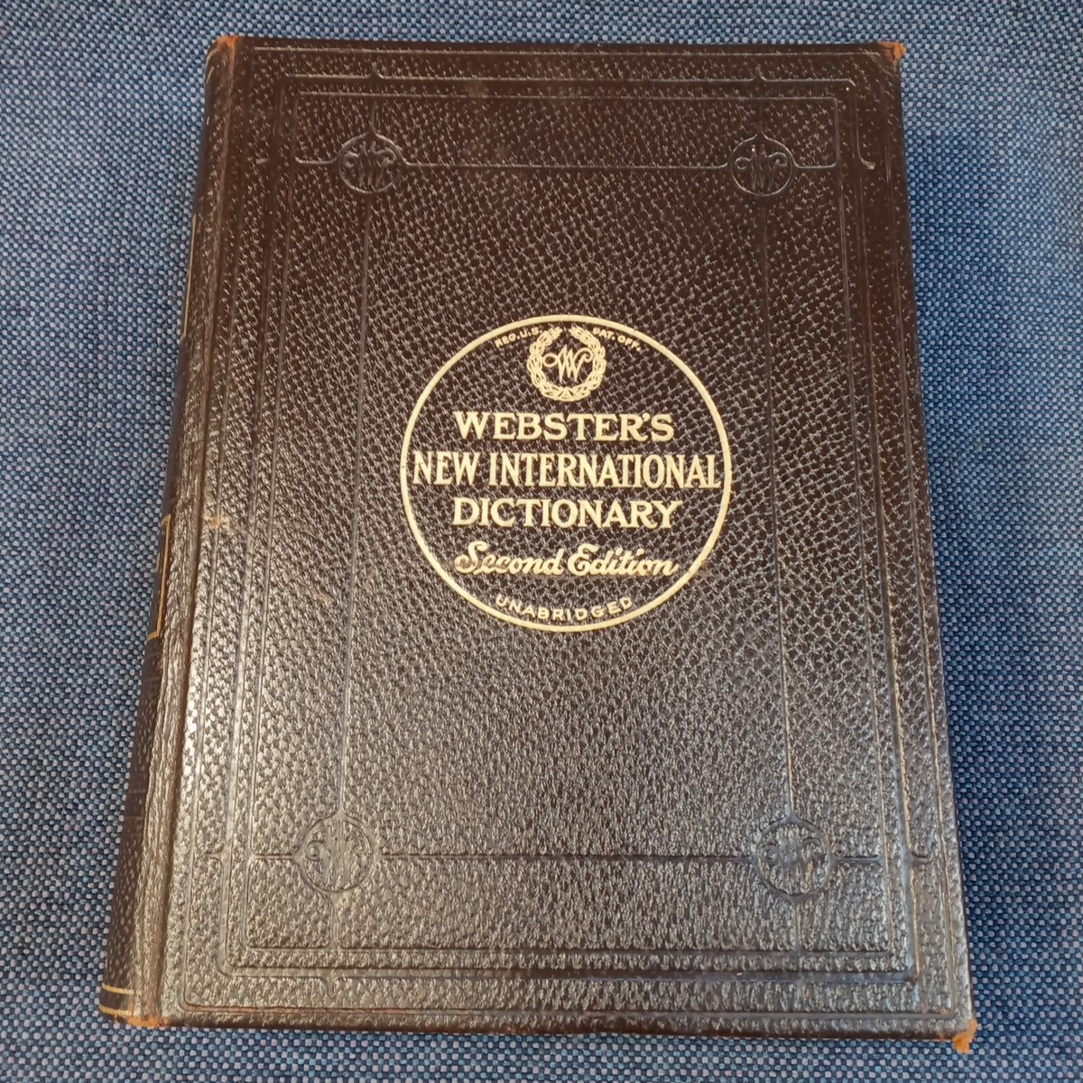 WEBSTER'S NEW INTERNATIONAL DICTIONARY 2ND EDITION UNABRIDGED