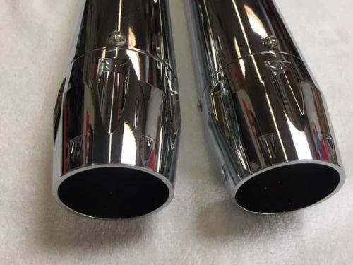 HARLEY DNA 3" CHROME MUFFLER SLIP ON EXHAUST NIGHTSTER XL 883 2014-2023 FITMENT - Image 2 of 4
