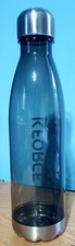 25oz Grey Clear Tritan Water Bottle Durable BPA Free Aluminum Top and Bottom NEW