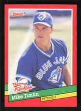 1991 Donruss The Rookies #27 Mike Timlin Toronto Blue Jays