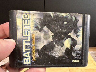 Game Cartridge for SEGA Video Game 16-BIT . Made in 90s. game super