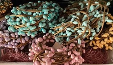 One Yard Spring Easter Pastel Pip Berries Garland Pip Berry Wreath Pip Berry