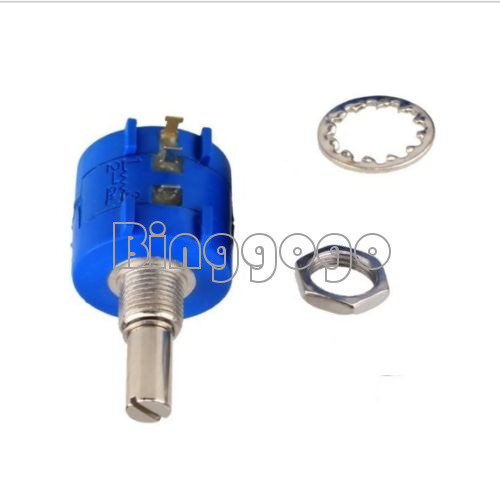 Gump's Grocery Präzisions-Potentiometer 3590S-2-102L – 1 KOhm, 10 Umdrehungen, Drahtgewickelt, 6 Mm Schaft