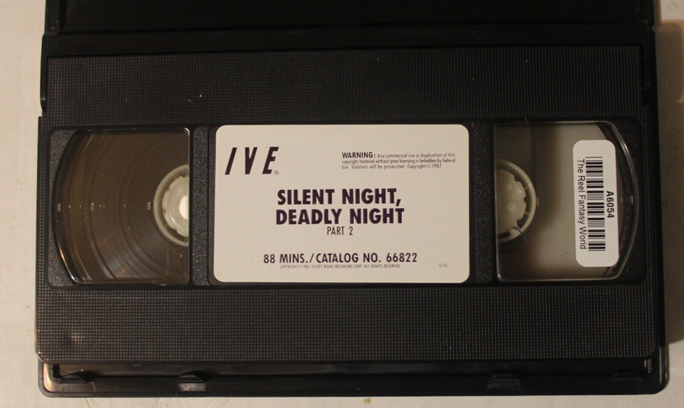 Silent Night Deadly Night Part 2 VHS IVE 1987 Clamshell Rental VG eBay
