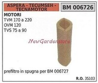 Luftfilter Aspera Motor RasenmäHer MäHer MäHwerk Tvm 170-220 006726