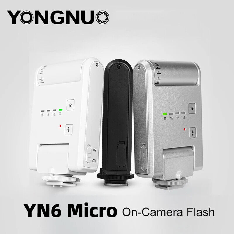 YONGNUO YN6 Micro Mini On-Camera Flash Light GN6 Speedlite YONGNUO YN6 Micro Mini On-Camera Flash Light GN6 Speedlite