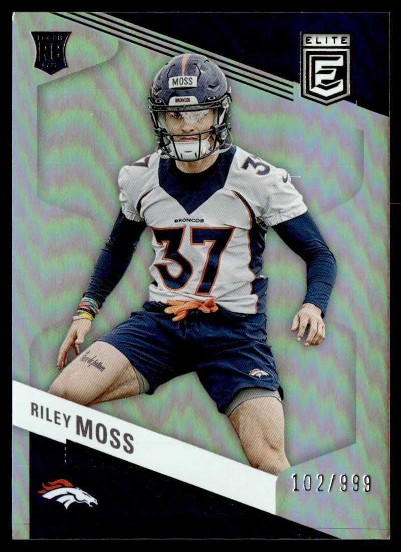 Riley Moss Panini Donruss Elite #178 Base