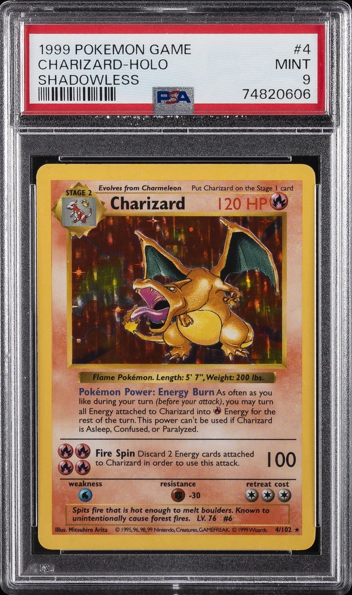 Shadowless Pokémon Charizard Individual Cards for sale - eBay