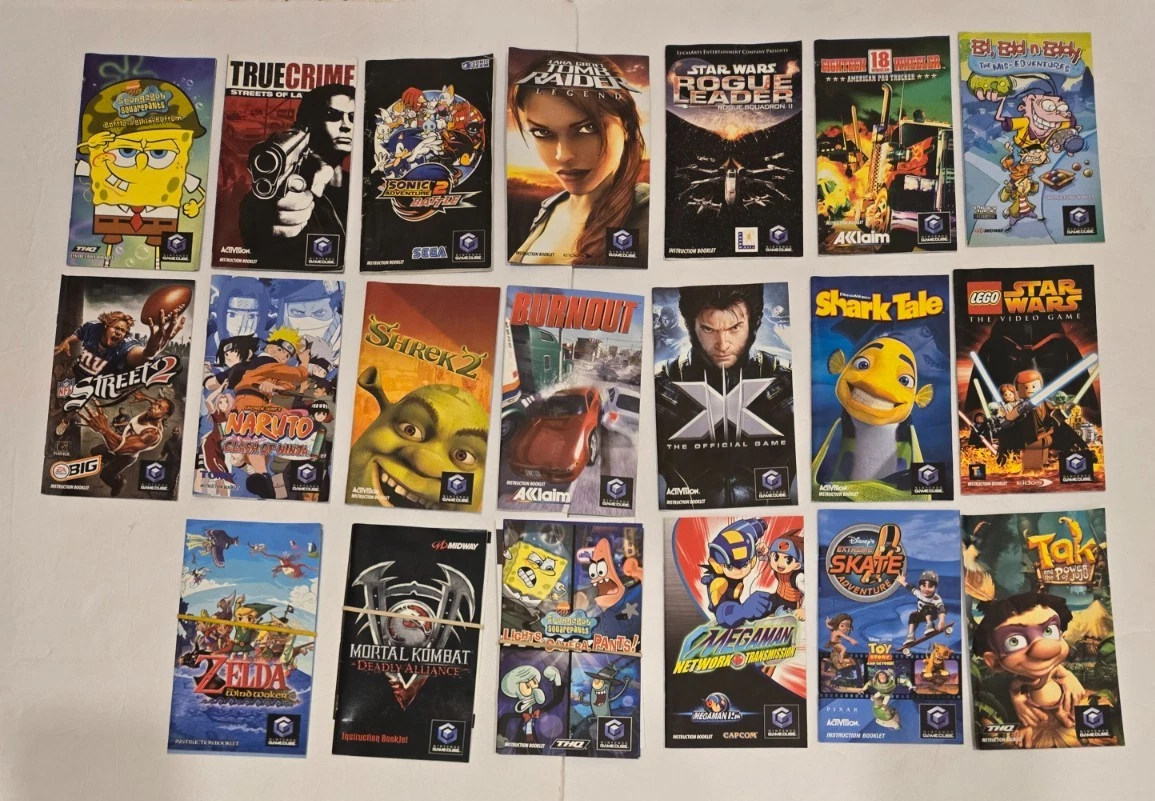 Nintendo GameCube Manuals, Inserts & Box Art for sale | eBay