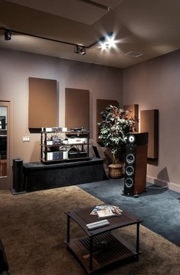 3 Sound Absorbing Acoustic Wall Panels in Brown - SET of 3