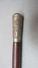 WWII British Army Military Swagger Stick GRVI Norfolk Yeomanry