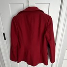 Banana Republic Red Wool Pea Coat, Double-Breasted Button Lined Women XS — photo 3