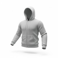 Old Navy Women s Full Zip Hoodie Light Gray Fleece Sweatshirt Size Large