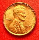 1936-P Lincoln Wheat Cent Penny GEM RED BU From an Original Bank Roll