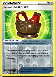 Galarian Chestplate 141/198 Chilling Reign Reverse Holo