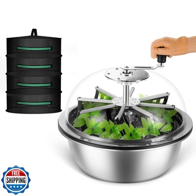 MELONFARM 19-Inch Bud Leaf Bowl Trimmer Twisted Spin Cut for Hydroponic Plant
