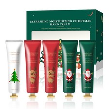 1 Set 5PCS Christmas Hand Cream Improve Rough Skin Smooth Delicate Hand Cream