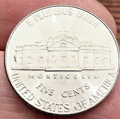 2025 P Jefferson Nickel-AU Condition-
