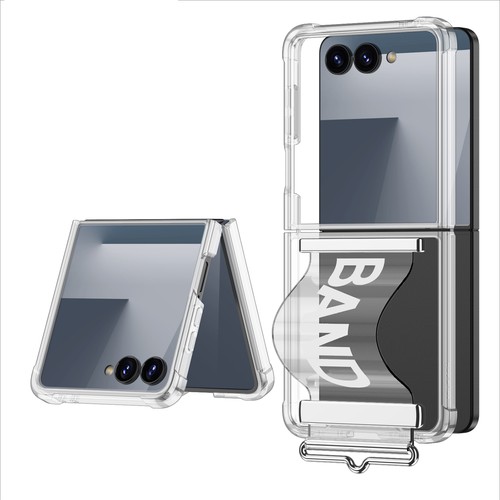 Clear Rugged Shockproof Hinge Cover Stand Case For Samsung Galaxy Z Flip6 5 7 - Picture 2 of 23