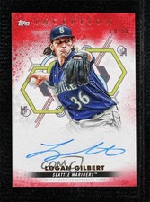 2022 Inception Base Rookie and Emerging Stars Red 10/50 Logan Gilbert Auto 18pg