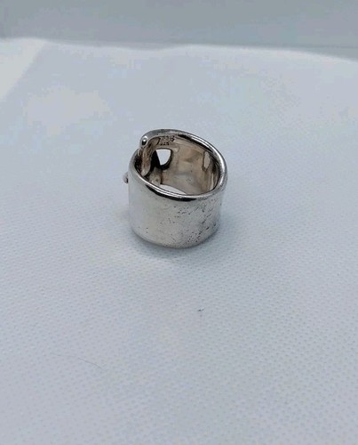 Anillo Artesanal Modernista Bat Ami Plata de Ley 925, Talla 7.5 - Imagen 11 de 21