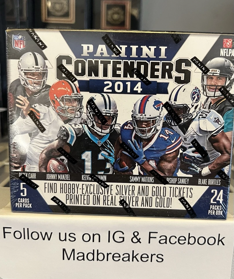 2014 PANINI CONTENDERS FOOTBALL HOBBY BOX FACTORY SEALED