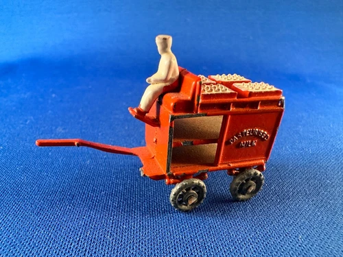 Vintage Matchbox Lesney Moko Horse Drawn Milk Cart, 2nd Casting, 7A-2 1954