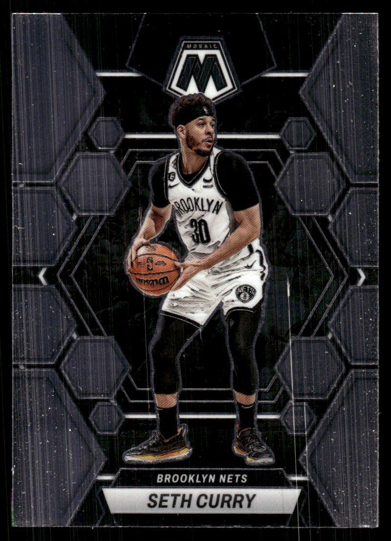 Seth Curry 2022-23 Panini Mosaic #150 Nets FREE SHIPPING StackedPacks