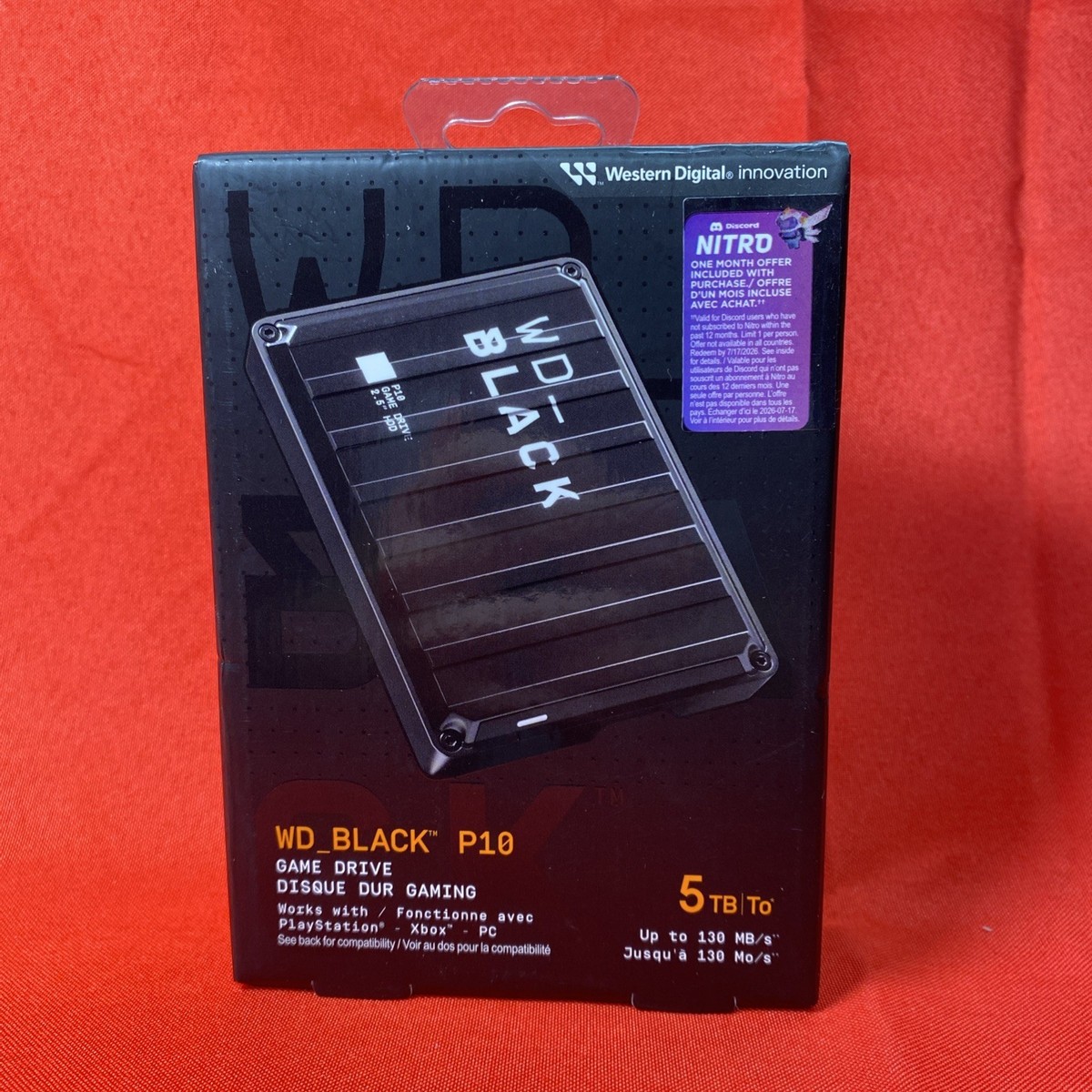 [未開封新品] WD ポータブルHDD 5TB WD_Black P10 Amazon.co.jp: ウエスタンデジタル(Western Digital) WD