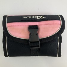 Nintendo DS Case Pink Black Travel Game Holder Protector Console Carrier NWOT