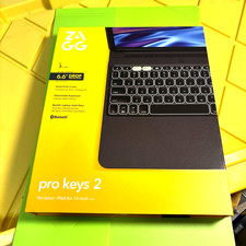ZAGG PRO KEYS 2 iPad Air 13"M3/Air 13"M2 Wireless Keyboard Detachable Folio Case