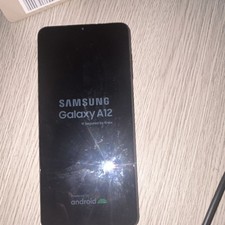 Samsung Galaxy A12 Black Android Smartphone Metro Wi-Fi Bluetooth Bar Style