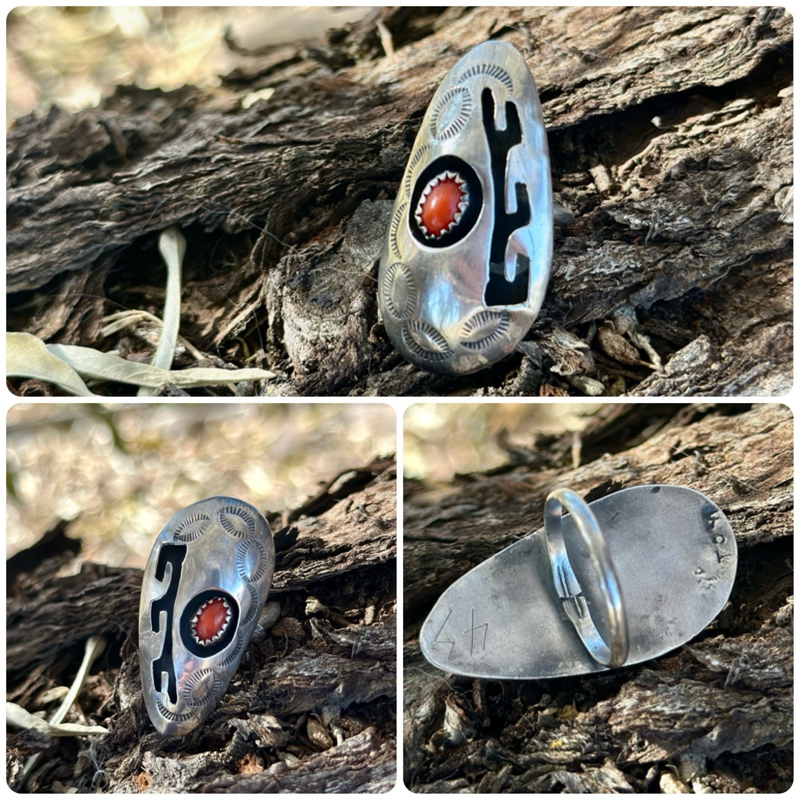 Native Shadowbox Ring Size 7 - image 1