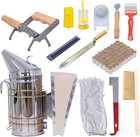 MayBee 13 Pcs Beekeeping Tools with Bee Smoker, Supplies Bee...
