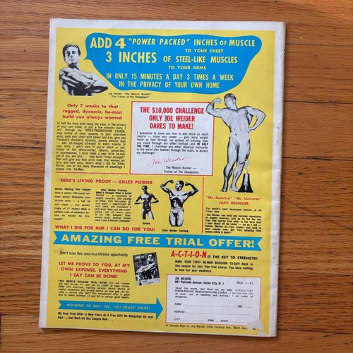 Jem Mens Magazine Vol 2 No 1 February 1958 Pinup Cheesecake RARE NICE - Picture 3 of 3