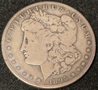 1895-S Morgan Silver Dollar. Semi-key Only 400,000 Minted.