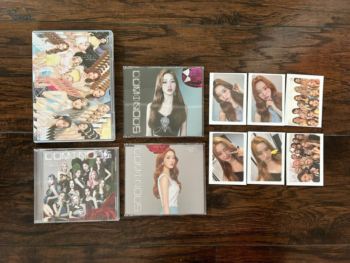 kpop loona luminous japan album bundle - all versions gowon and