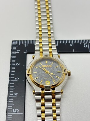 Exc+5] Gucci 9000L 25mm Watch Quartz Women display picture 3