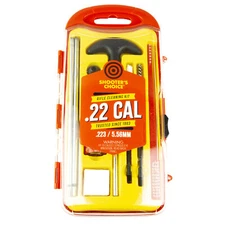 Shooter's Choice .22 Caliber Cleaning Kit w/ Brass Rod Brushes Patches Lubricant