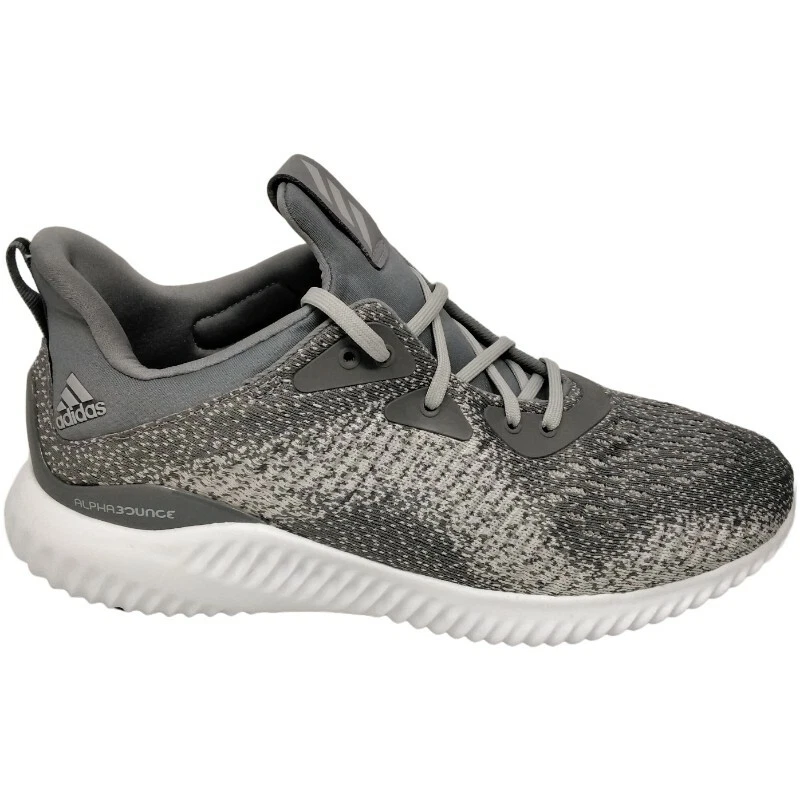 Adidas Alphabounce 1 Women Size 9.5 Running Sneakers Grey White New