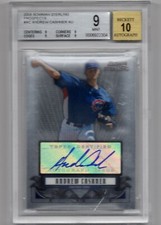 2008 Bowman Sterling Autograph Andrew Cashner BGS 9 w/ 10 Auto