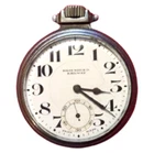 ROLEX RAILWAY Pocket watch Manual Winding 1930s Antique 15 Jewels Working item