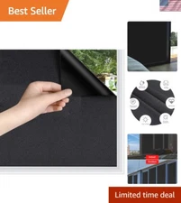 Elegant Static Cling Blackout Window Film - 17.7"x6.5" Home Decor Solution