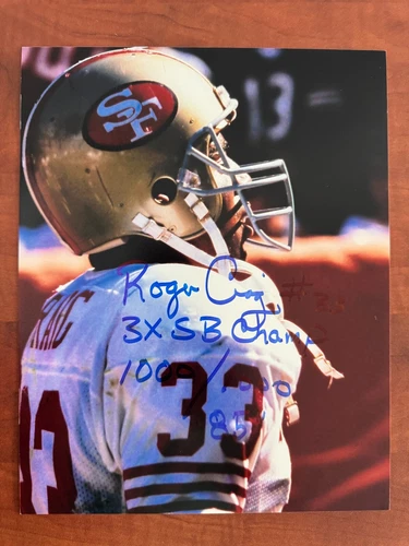Roger Craig Signed SAN FRANCISCO 49ERS 8x10 Photo