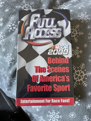 Full Access Nascar 2000 Volume 1 SEALED VHS Tape Tony Stewart Darrel Waltrip