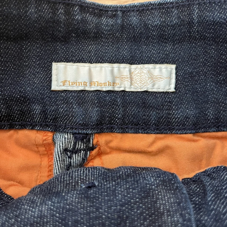 HIGH RISE SUPER FLARE WITH TROUSER HEM VINTAGE FLYING MONKEY JEANS 0 - Image 2 of 4