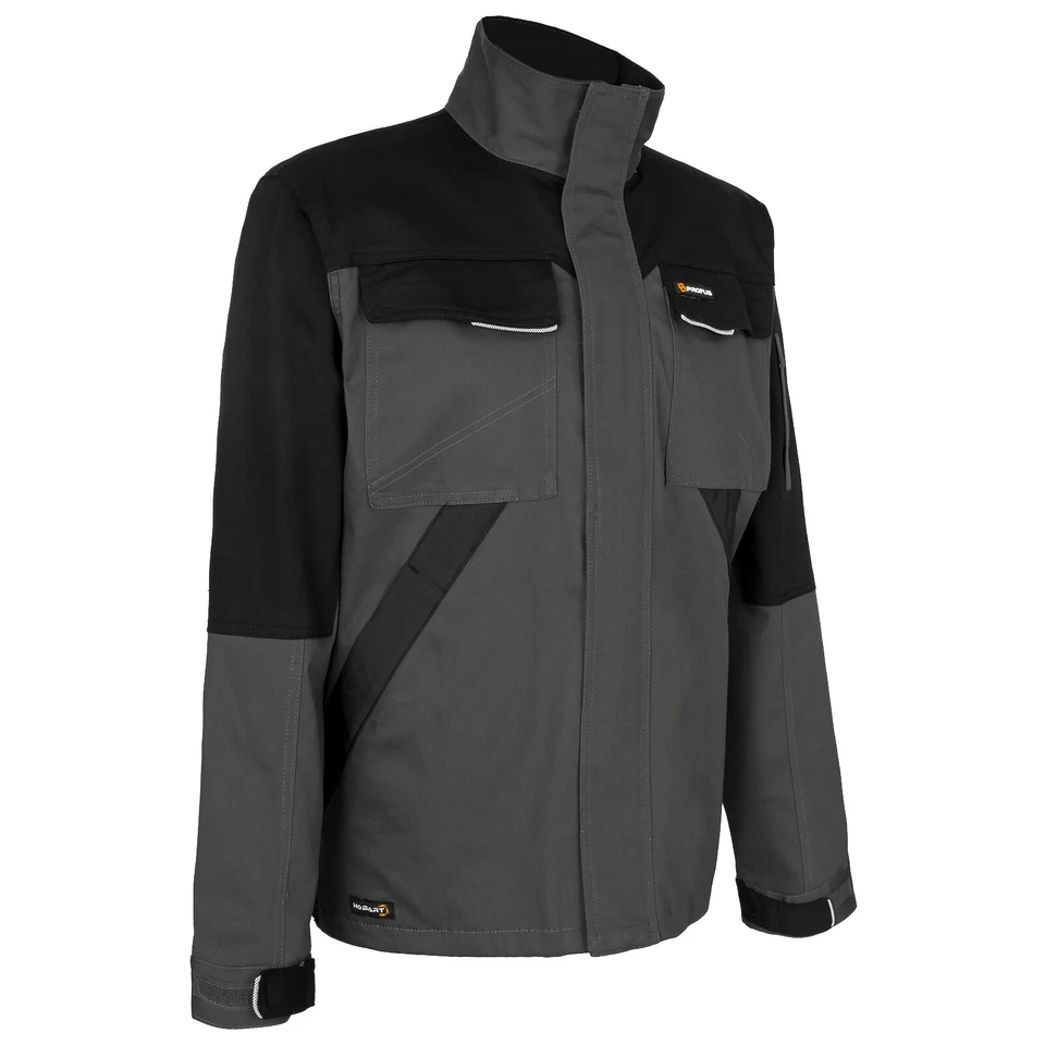 PROFUS Arbeitsjacke Berufsjacke Baujacke Warnjacke Weich Baumwolle Spandex (HOBART-J)